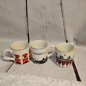 Red‎ and Black Ceramic Mugs for Dining